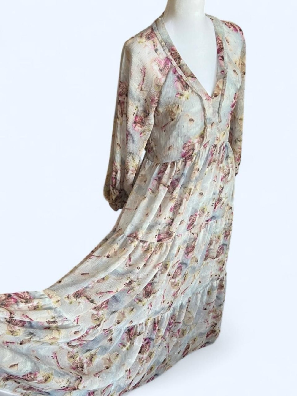 AllSaints AllSaints Trude Vimur Maxi Dress. Size 0